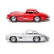 Автомодель - MERCEDES-BENZ 300 SL (1954) (ассорти красный, серебристый, 1:24), арт. 18-22023