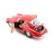 Автомодель - PORSCHE 356B (1961) (ассорті слонова кістка, червоний, 1:24), арт. 18-22079