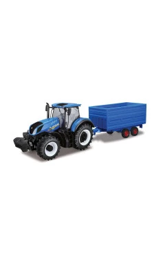 Автомодель серии Farm - ТРАКТОР new holland с прицепом, арт. 18-44067