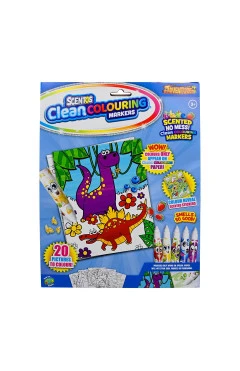 Ароматный набор Clean Colouring для творчества Увлекательные приключения раскраски и маркеры, арт. 20211