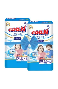 Трусики-підгузки GOO.N Slim & Comfortable для дітей 12-17 кг (розмір 5(XL), унісекс, 84 шт)