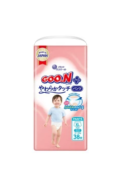 Трусики-подгузники GOO.N Plus для детей 12-22 кг (размер xl, унисекс, 38 шт.), арт. 21001512