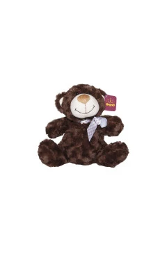 М’яка іграшка - ВЕДМІДЬ (коричневий, з бантом, 25 cm), арт. 2502GMB