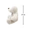 Мягкая игрушка – медведь (белый, с бантом, 27 cm), арт. 2503GMT