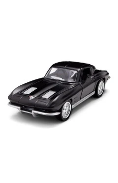 Автомодель - CHEVROLET CORVETTE SPLIT WINDOW 1963 (матовий чорний), арт. 250411U
