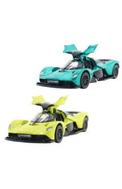 Автомодель - ASTON MARTIN VALKYRIE 2024 (зелёный, жёлтый), арт. 250951