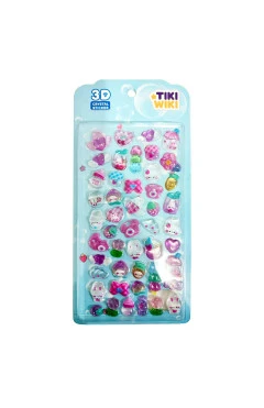 Набор 3D-наклеек TIKI WIKI серии crystal – ТИКИ ФАНТАЗИЯ, арт. 25ESE009-01