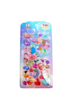 Набір 3D-наклейок TIKI WIKI серії "Crystal" – ТІКІ ОКЕАН S2, арт. 25ESE009-04