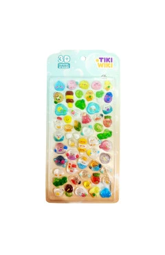 Набор 3D-наклеек TIKI WIKI серии crystal – ТИКИ очарование, арт. 25ESE009-05