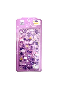 Набор 3D-наклеек TIKI WIKI серии "crystal" – ТИКИ ЗВЕЗДНЫЕ СНЫ, арт. 25ESE009-07