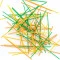 Набір стержнів для 3D-ручки 3Doodler Start МІКС 75 шт оранжевий жовтий зелений, арт. 3DS-ECO-MIX2-75