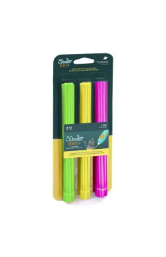 Набір стержнів для 3D-ручки 3Doodler Start мікс 75 шт зелений жовтий рожевий, арт. 3DS-ECO-MIX4-75