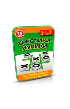 Магнітна гра YAGO - хрестики нулики, арт. 40110