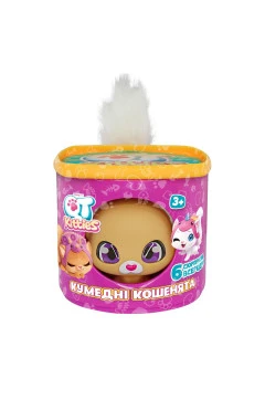 Игровой набор QT KITTIES - котёнок дина (фигурка, домик, аксессуары), арт. 450001-3