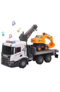 Ігровий набір Super Big Truck автокран Scania з екскаватором світло звук, арт. 5004KS