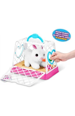 Інтерактивний ігровий набір PETS ALIVE Mama & Baby Surprise S1 Мама кролиця з сюрпризом, арт. 9554