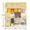 Конструктор-румбокс MINI HOUSE серии "Интерьер" – кухня (свет), арт. 8005