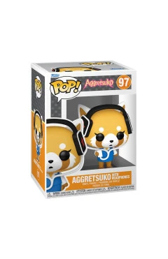 Ігрова фігурка FUNKO POP! серії "Sanrio" - агресивна рецуко в навушниках, арт. 80392