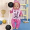 Набор одежды для куклы BABY BORN - СПОРТИВНЫЙ КОСТЮМ ДЛЯ БЕГА (на 43 cm, розовый),  код товара: 830109-1
