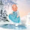 Набір одягу для ляльки BABY BORN - принцеса на льоду (плаття, ковзани, діадема), арт. 832257
