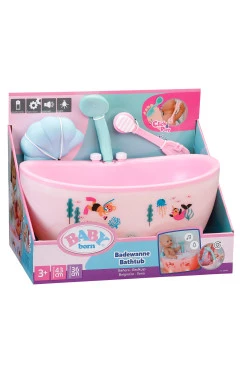 Автоматическая ванночка для куклы BABY BORN Click and Play с подсветкой и звуком, арт. 837993