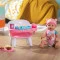 Інтерактивний столик для годування ляльки BABY BORN S2 – ЧАС ОБІДУ (світло, звук), для девочек, 840634