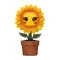 Игровая фигурка FUNKO POP! серии "Flora" - подсолнух, арт. 88383