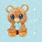 Мягкая игрушка PEEKAPETS – коричневый медведь, арт. 907867