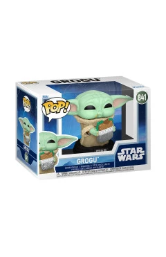 Игровая фигурка FUNKO POP! серии мандалорец и грогу - грогу с сэндвичем, арт. 90821