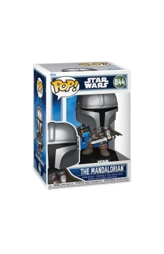 Ігрова фігурка FUNKO POP! серії "мандалорець і грогу" - мандалорець з зброєю, арт. 90824