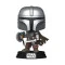 Ігрова фігурка FUNKO POP! серії "мандалорець і грогу" - мандалорець з зброєю, арт. 90824