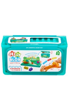 Сенсорный конструктор JELLY BLOX - в кейсе 2 в 1: игровая площадка, арт. 934959