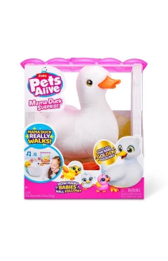 Інтерактивний ігровий набір-сюрприз PETS ALIVE S1 – мама качка з сюрпризом, арт. 9548