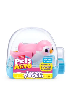 Інтерактивна іграшка PETS ALIVE S1 – ПІНГВІНОЧОК (рожевий), арт. 9573B