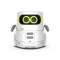 Умный робот AT-ROBOT 2 с сенсорным управлением и обучающими карточками белый укр, арт. AT002-01-UKR