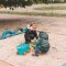 Набор для игры с песком и водой - тележка море (11 предметов), арт. BX1596Z