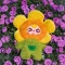 Коллекционная мягкая игрушка POP TOP Cureplaneta Baby Three ВЕСНА с кольцом в ассортименте, арт. CRP2603
