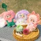 Коллекционная мягкая игрушка POP TOP Cureplaneta Baby Three ВЕСНА с кольцом в ассортименте, арт. CRP2603