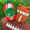Мягкая игрушка Cats Vs Pickles 2 в 1 – котик и огурчик спортсмены, арт. CVP2200-3