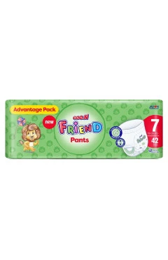 Трусики-подгузники GOO.N FRIEND для детей 18-30 кг (размер 7, унисекс, 42 шт), арт. F1010117-007