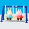Игровой набор PEPPA FIGURINES серии "Моменты с Пеппой" – приключения на качелях, арт. G1857