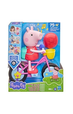 Интерактивный игровой набор PEPPA FIGURINES – Пеппа на велосипеде, арт. G2177