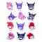 Фигурка-сюрприз на цепочке COOL THINGS Hello Kitty Моя Мелоди и Куроми в шаре, арт. HK024