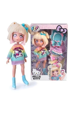 Игровой набор 4SF MANGA DOLLS Hello Kitty Стильная Конфетка-Единорог с аксессуарами, арт. HKTF2000