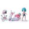 Игровой набор 4SF MANGA DOLLS Hello Kitty Красотка Пинк на скутере с аксессуарами, арт. HKTF3000