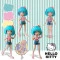 Игровой набор 4SF MANGA DOLLS Hello Kitty Красотка Пинк на скутере с аксессуарами, арт. HKTF3000
