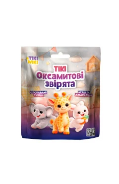 Игрушка-сквиш TIKI WIKI – ТИКИ БАРХАТНЫЕ ЗВЕРУШКИ (в диспл.)