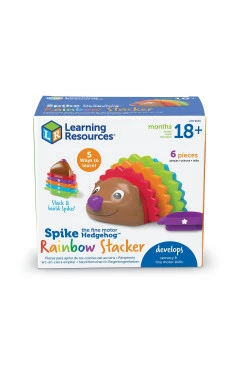 Обучающий игровой набор Learning Resources Spike The Fine Motor Hedgehog цветной ежик, арт. LER9105