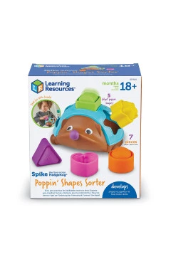 Навчальний набір LEARNING RESOURCES Spike The Fine Motor Hedgehog pop-it сортер їжак, арт. LER9118