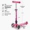 Самокат Micro Mini Deluxe Foldable LED розовый складной 3 колеса до 50 кг, арт. MMD197